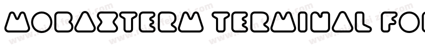 MobaXterm terminal font字体转换